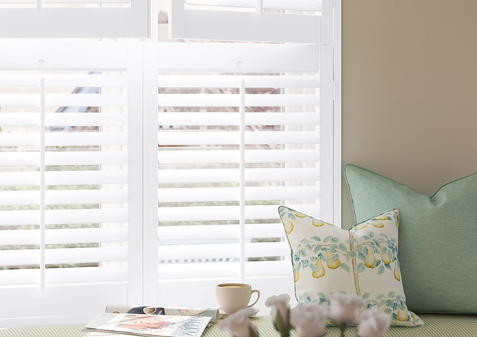 Kensington, Atlantic White - Tier on Tier Plantation Shutter - Image 5